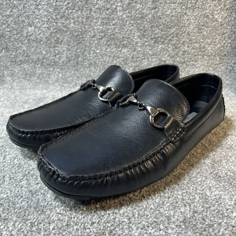 Kenneth Cole Unlisted Men's Black Loafer Shoes Size 11M Reward Urself Slip On